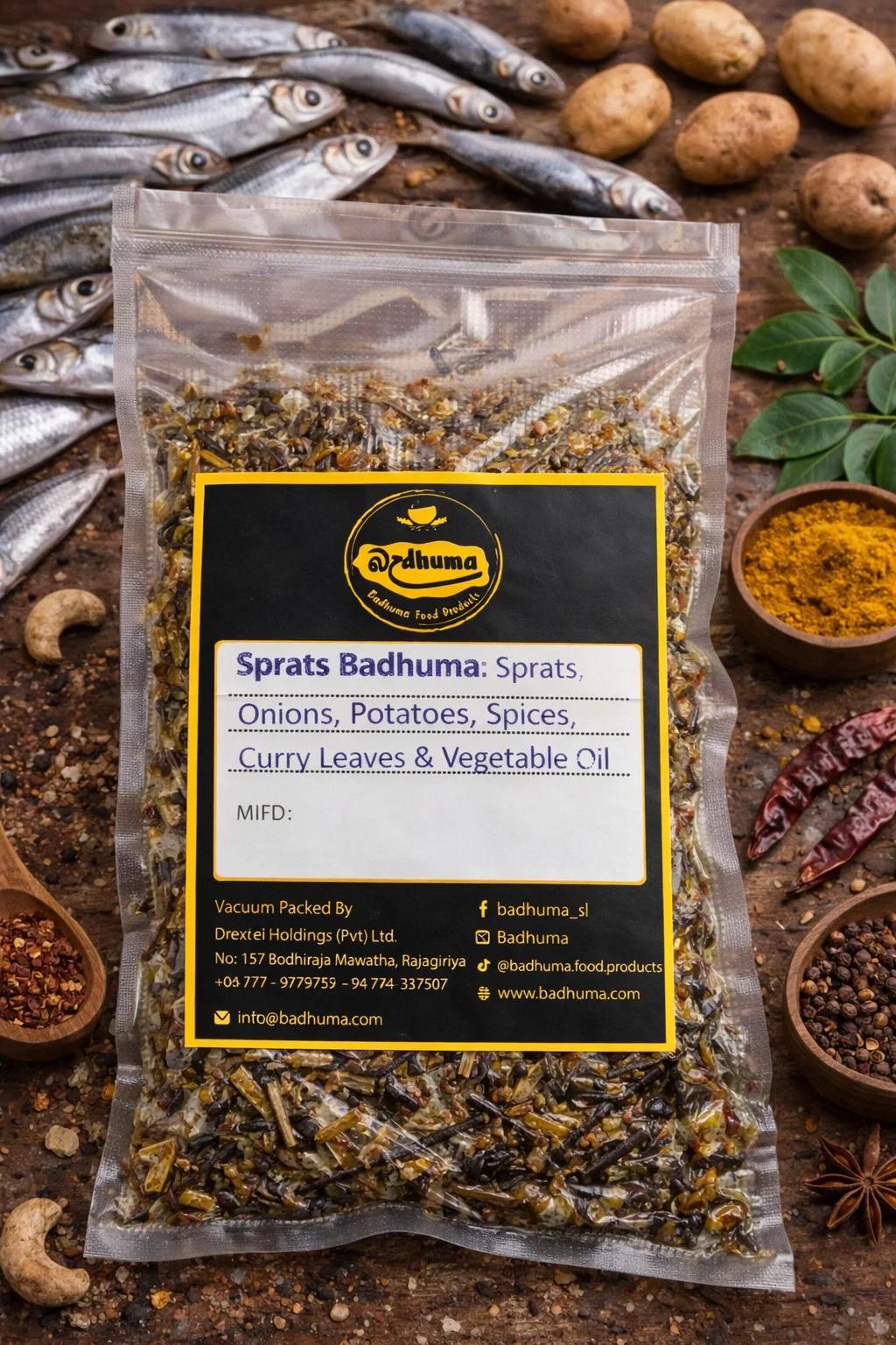 Sprats Badhuma (500g) Vacuum Pack - Ideal to Take Abroad